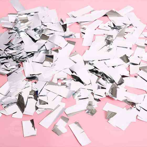 Метафан из фольги праздничный 800 г серебристый Киев