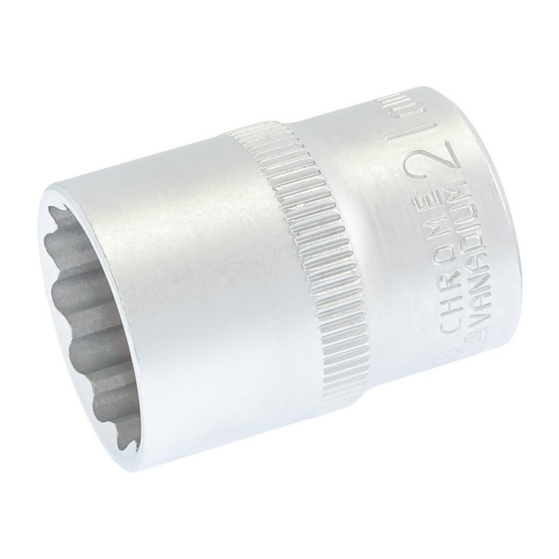 MASTERTOOL Головка торцева MASTERTOOL 12-гранна ½" 21 мм L 40 мм CrV 78-0621 Коломыя - изображение 2