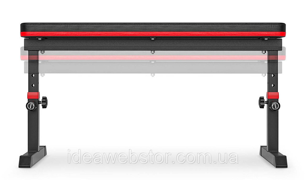 Набір Hop-Sport Premium 39кг з лавою HS-1025 Pro та штангою Киев - изображение 4