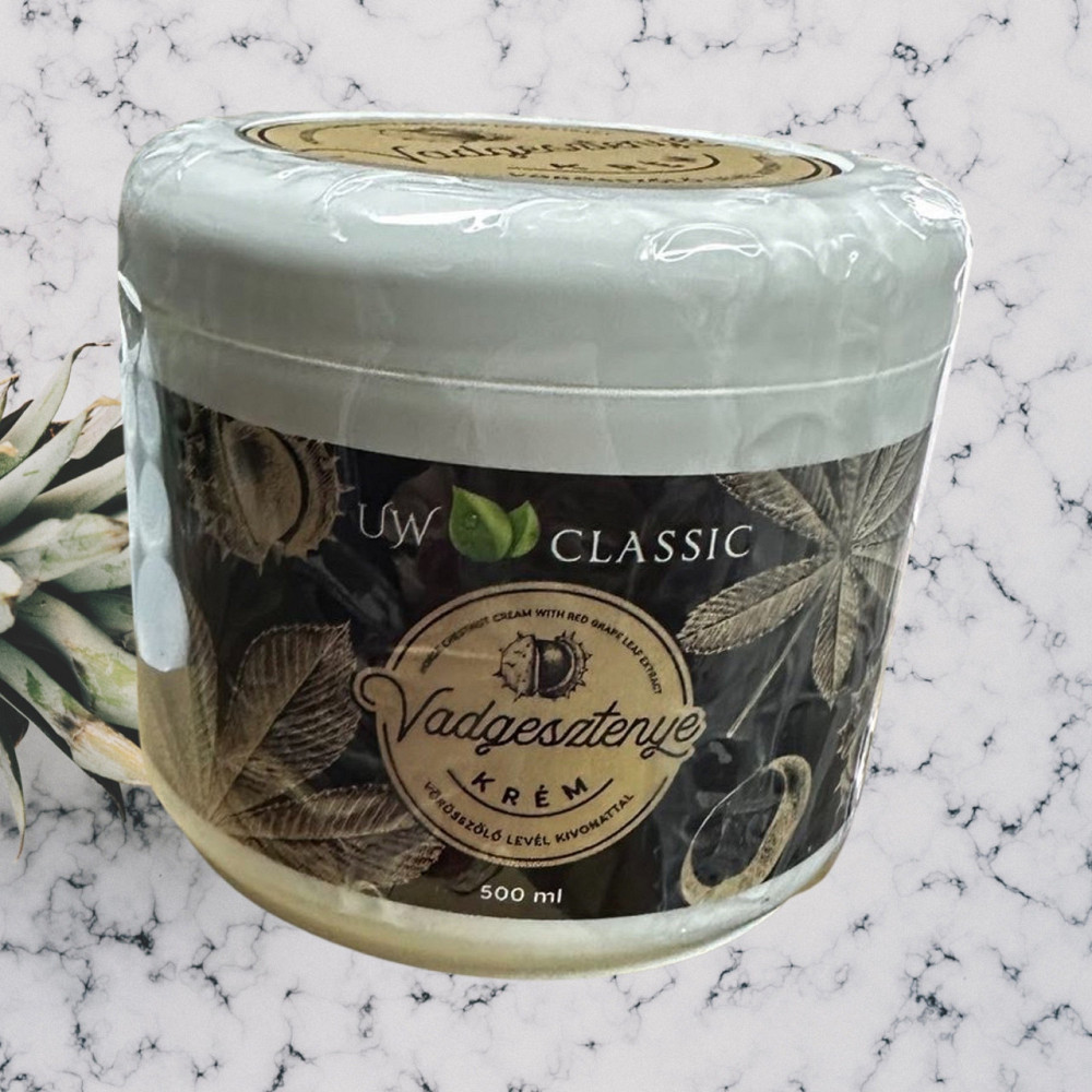 Крем для ніг з екстрактом кінського каштана 500 мл Угорщина. Виноградів - фото 2