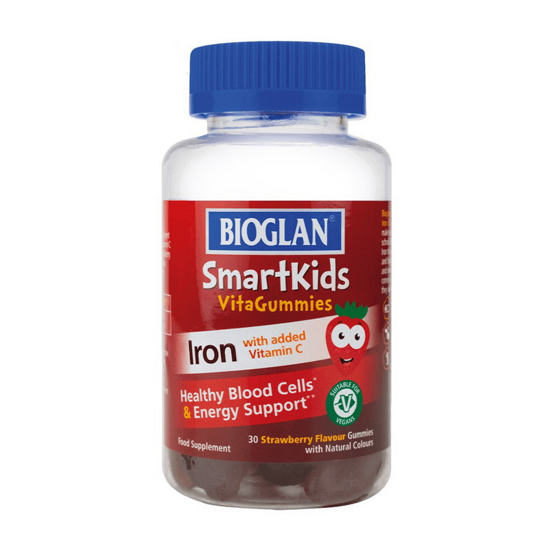 Smartkids Iron + Vitamin C (30 gummies, strawberry) Луцк - изображение 1