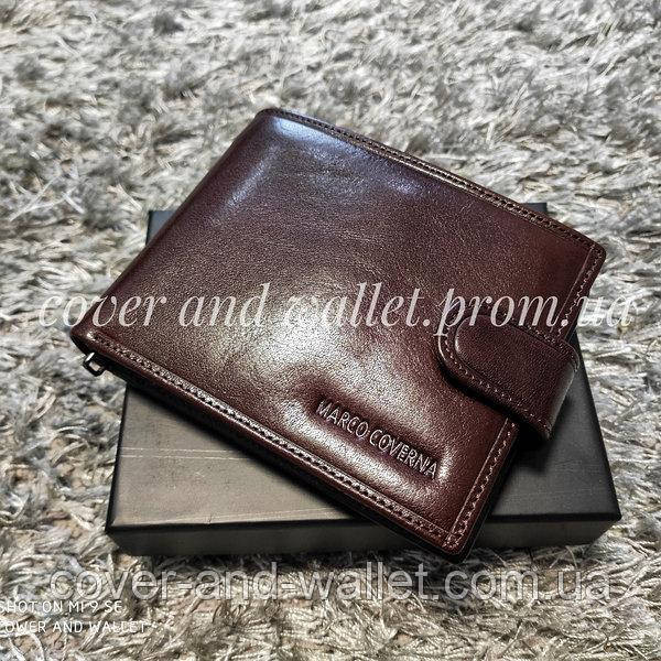 Солидный коричневый мужской кошелек из натуральной кожи Marco Coverna BK 047-805 Киев - изображение 1