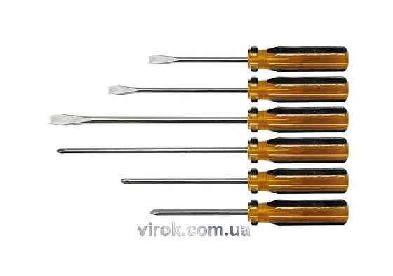 Набір викруток VOREL : пластмасова ручка. 6шт. [20/80] Одесса