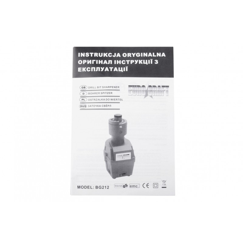 Заточный станок для сверл Euro Craft – 250 Вт, 1600 об/мин, Польша Львов - изображение 4