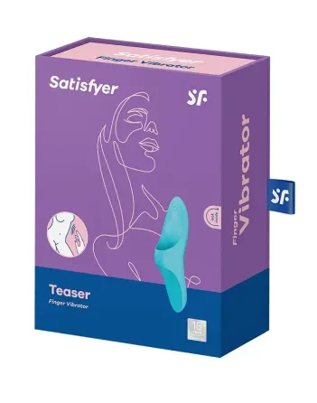 Вібратор на палець Satisfyer Teaser Light Blue Львов