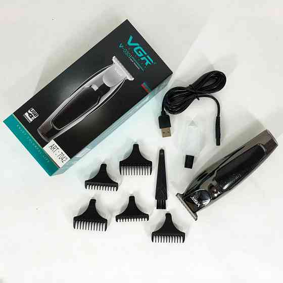 Машинка для стрижки чоловіча VGR V-030 професійна бездротова тример для волосся і бороди Київ