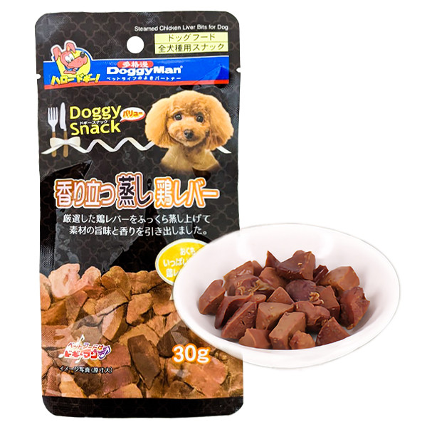 DoggyMan Steamed Chicken Liver Bits ДОГГИМЕН КУРИНАЯ ПЕЧЕНЬ НА ПАРУ лакомство для собак Киев - изображение 1