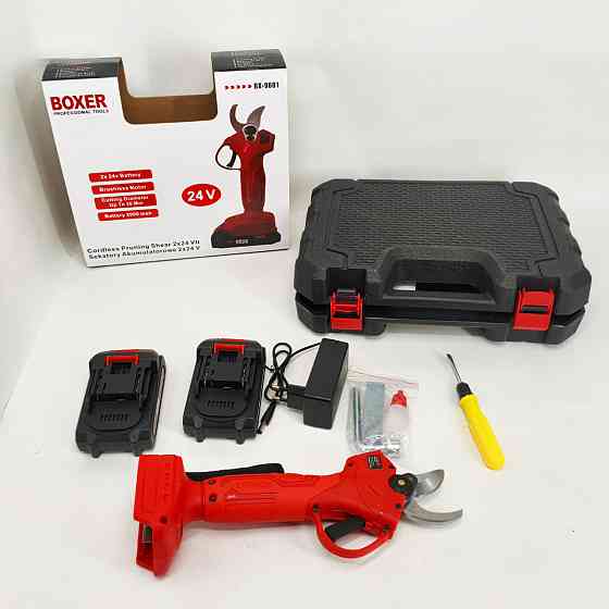 Секатор аккумуляторный Boxer BX-9001 2 АКБ 24В AU-33 Львов