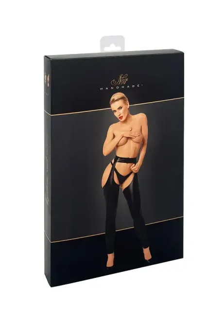 Легінси з відкритими стегнами Noir Handmade F323 Rebel wetlook chaps - XXL Львов - изображение 9