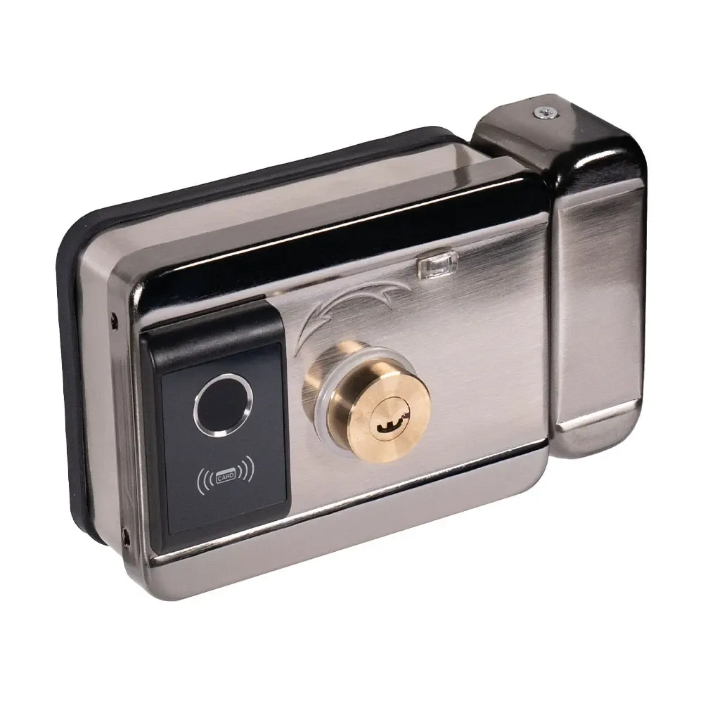 Замок біометричний автономний Trinix TRL-5202BT2FW Black з Bluetooth, зчитувачем відбитків пальців і карт Mifare (65-00053) Киев - изображение 7