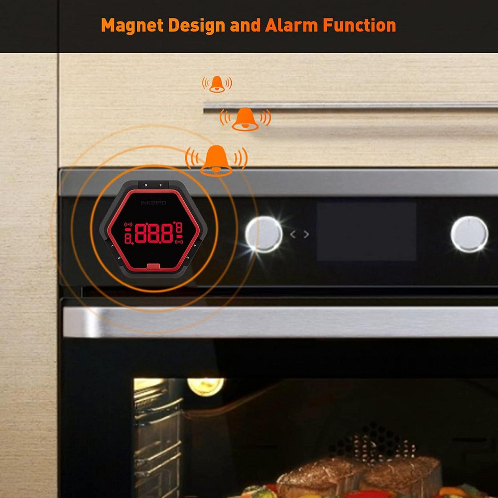 Безпровідний термометр для гриля INKBIRD IBT-6XS з таймером Київ - фото 5