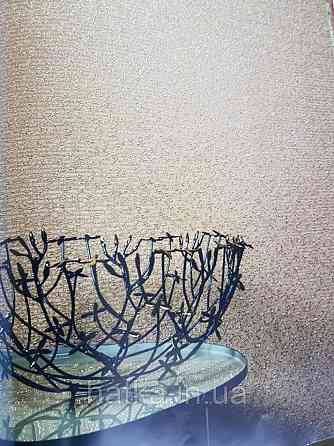 Обои Marburg Tango 58849 лофт геометрия маленькие квадраты золотистые на коричневом 10.05 х 0.70 м. Киев