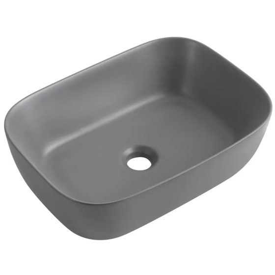 Раковина накладна Mixxus Premium DIVERSE-0116 GRAY 455x330x135mm   ( MP6651 ) 29236 Харків