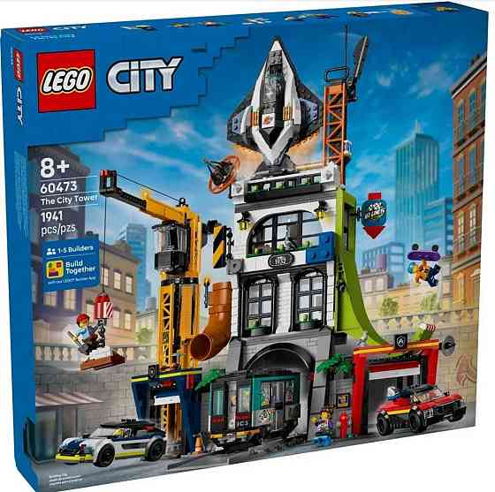 Конструктор LEGO City 60473 Міська вежа (1941 Деталь) Київ