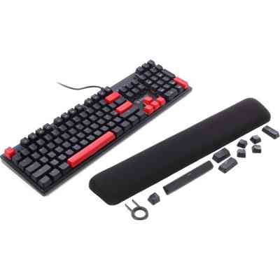 Клавіатура A4Tech Bloody S525N RGB BLMS Red Switch USB Fire Black (4711421002066) Вінниця