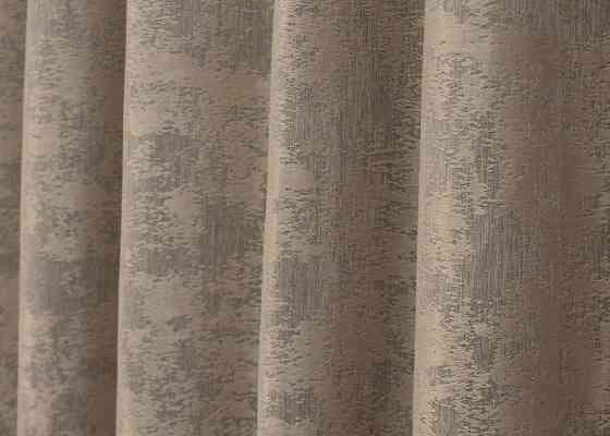 Комплект готових штор VR-Textil Жакард Sultan XO № 1680ш Темно-бежевый 150х270 см 2 шт (33-0569) Киев