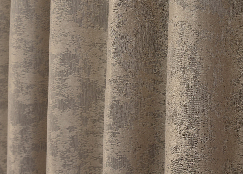 Комплект готових штор VR-Textil Жакард Sultan XO № 1680ш Темно-бежевий 150х270 см 2 шт (33-0569) Київ - фото 6