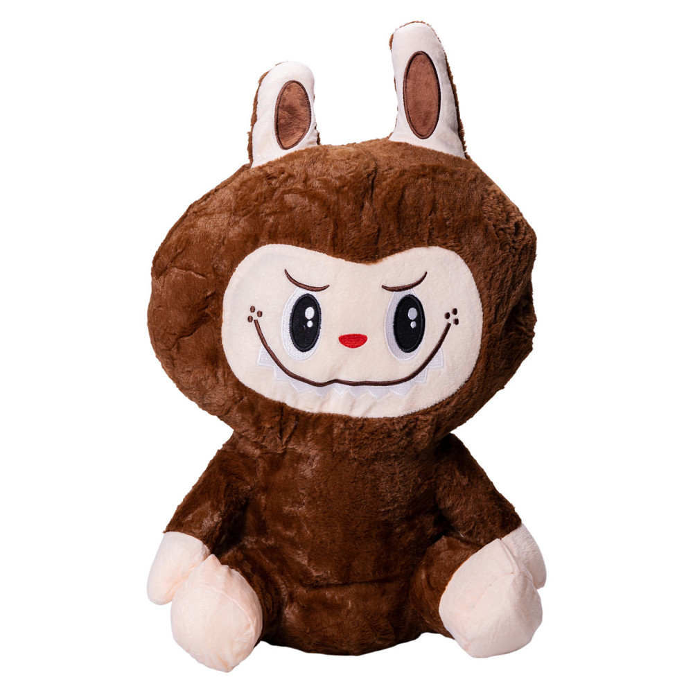 М'яка іграшка-плед, подушка 3 в 1 Лабубу 50 см Коричневий ТМ COLORFUL HOME LAB2BR Коломия - фото 6