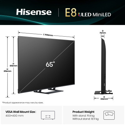 Телевизор Hisense 65E8Q Винница - изображение 2