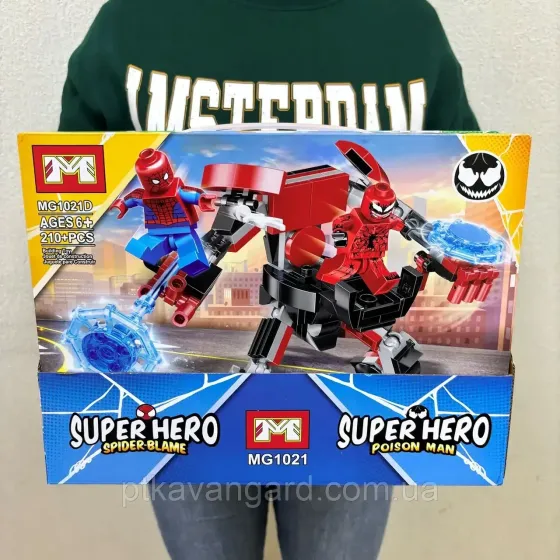 Конструктор людина павук 4в1 веном карнаж спайдермен 883 деталі 4 набори в блоці Хмельницький