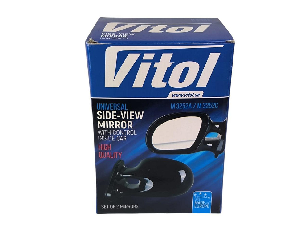 Зеркало заднего вида наружное увеличенное универсальное (капелька) (к-кт 2 шт) 2101-2107 Мукачево - изображение 3