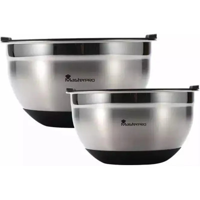 Миска MasterPro Foodies collection набір 2 шт з кришками 20/24 см (BGMP-1553) Винница - изображение 2