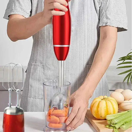 Блендер погружной 3в1, 450Вт, TEXET THB-05 / Ручной блендер измельчитель / Кухонный блендер / Блендер миксер Коломыя