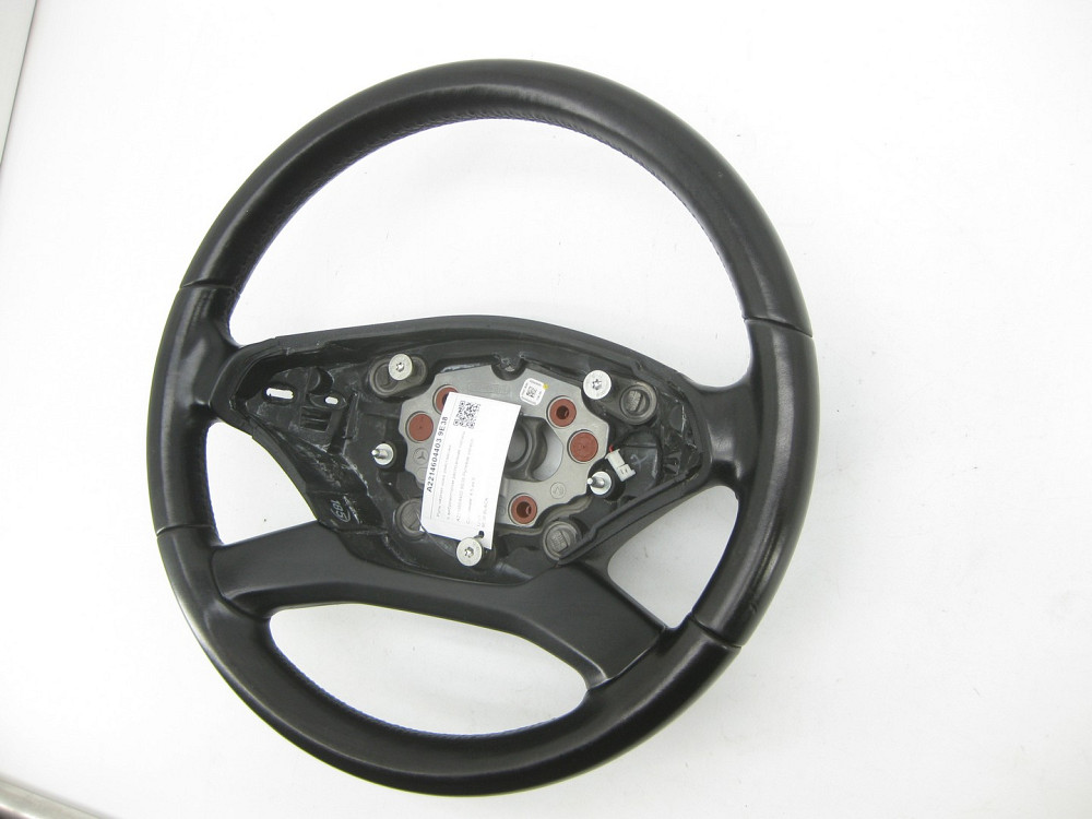 Mercedes-Benz  A2214604403 9E38 Кермо чорна шкіра рестаїл з вібромотором розпізнавання смуги S-class short W221 S-class long V221 Одеса - фото 7