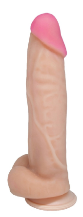 Фалоімітатор EGZO Ciberskin DS011 (22,5 см х 5,5 см) Sex Aura Київ