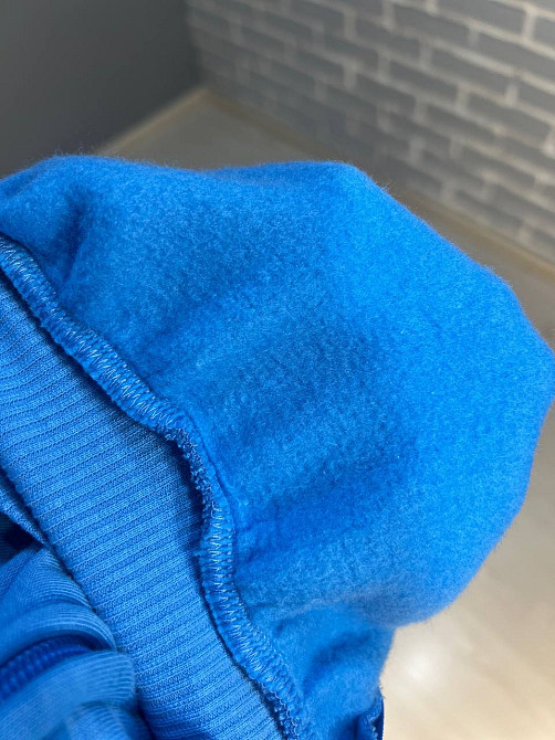 Костюм женский Quzen 472-472 пилот молния брюки палаццо широкие флис голубой, голубой, M Киев - изображение 6