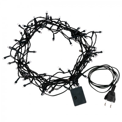 Гірлянда YES! Fun Діамант 8 мм 80 LED Різнокольорова 8 м 8 режимів миготіння (975051) Вінниця - фото 2