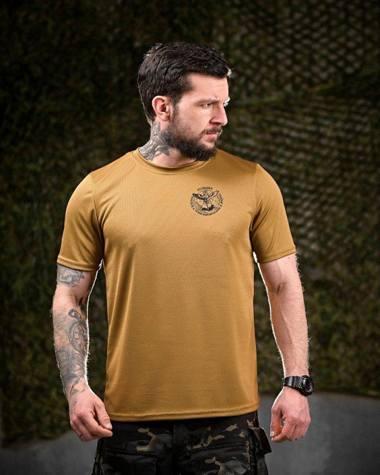 Тактична потовідвідна футболка Oblivion розвідка койот ДЛ7031 Одеса - фото 4