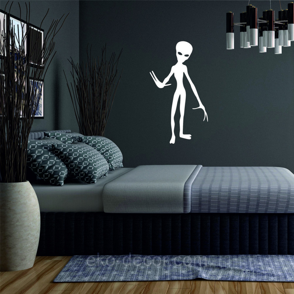 Декоративное настенное Панно «НЛО», Декор на стену 70*39 см, Белый Киев - изображение 3