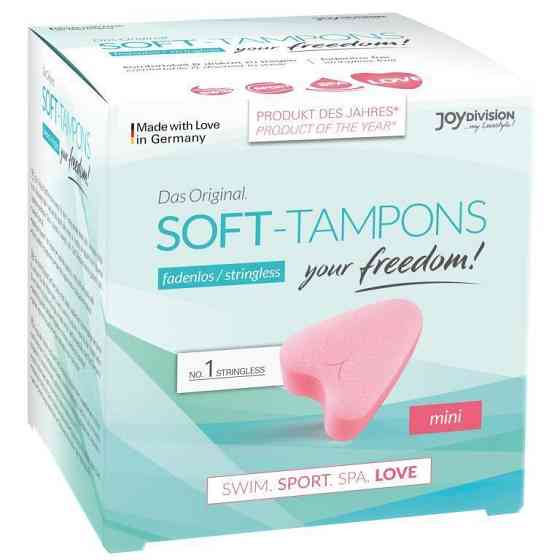 Гигиенические тампоны - Soft-Tampons Mini, 3 шт. Sex Aura Киев