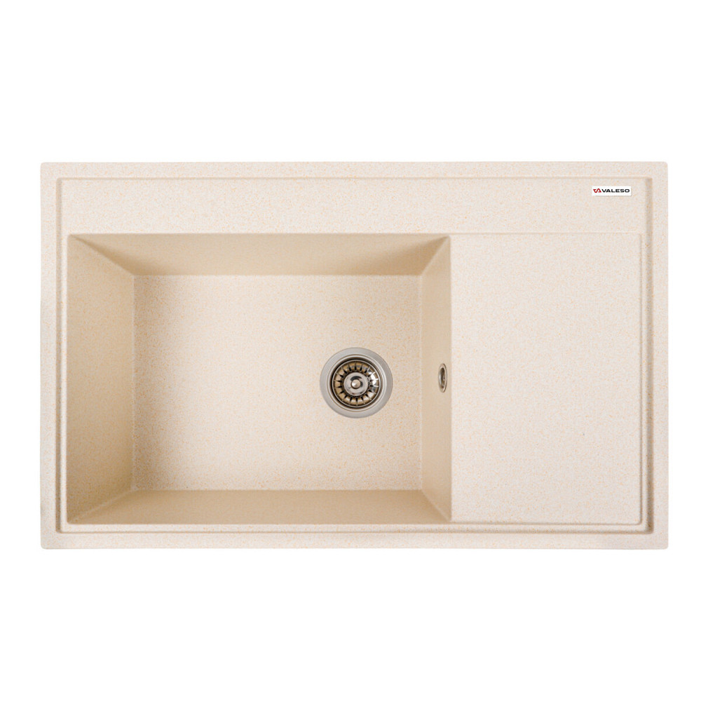 Гранітна мийка для кухні VALESO AZURIT 7950 матова Пісок Коломыя - изображение 1