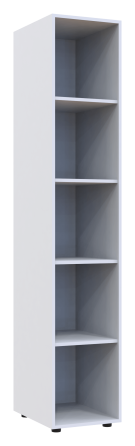 Пенал відкритий Doros Гелар 38,2х49,5х203,4 см Білий (DRS-011140) Львів