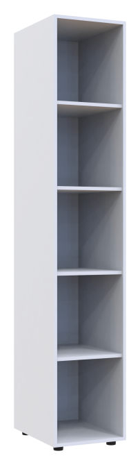 Пенал відкритий Doros Гелар 38,2х49,5х203,4 см Білий (DRS-011140) Львів - фото 1