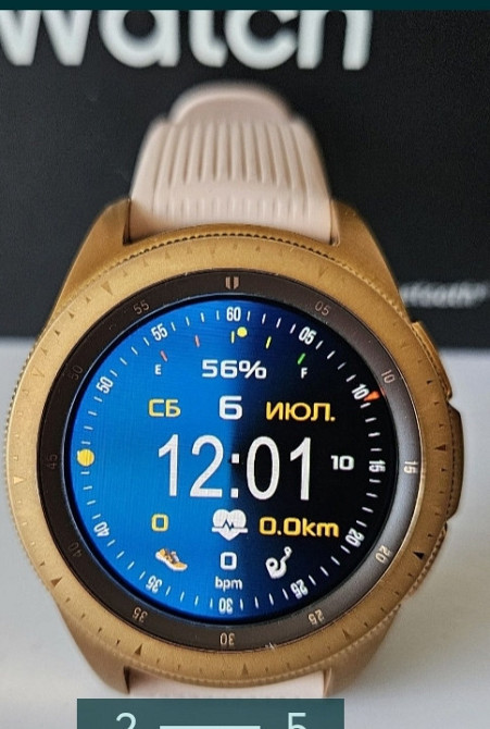 Смарт -Часы: Samsung Galaxy Watch 42mm. Rose Cold (SM-R810NZDA) Киев - изображение 2