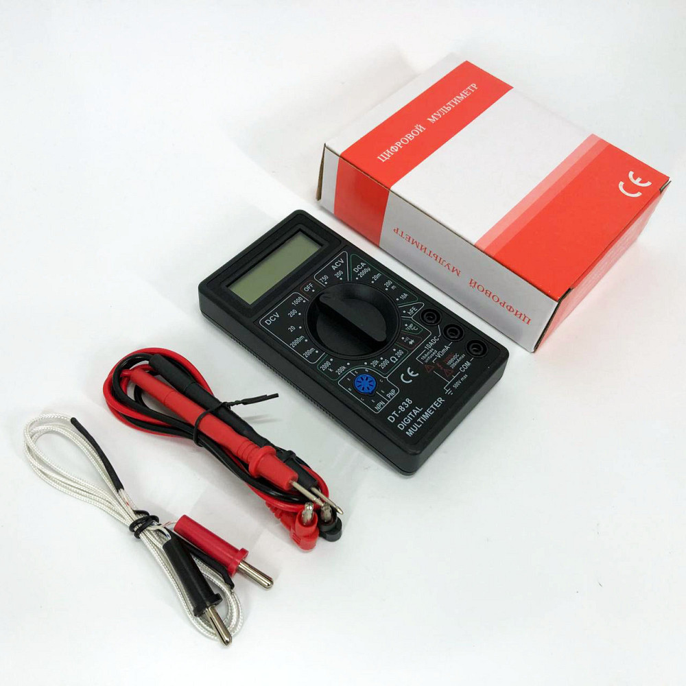 Якісний мультиметр DT-838, Тестер перевірки напруги, Мультиметр для електричних систем VY-48 Львів - фото 6