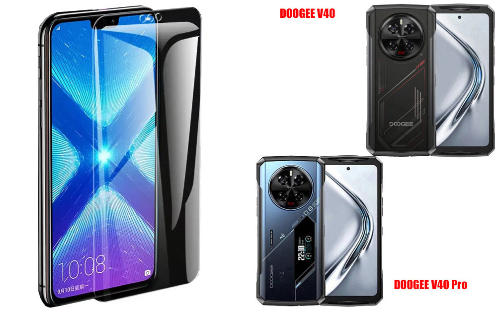 Защитное стекло NeoGlass для DOOGEE V40, DOOGEE V40 Pro – ультрапрозрачное и устойчивое Киев - изображение 2