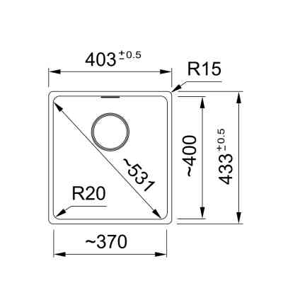 Мийка кухонна Franke 125.0701.772 Вінниця