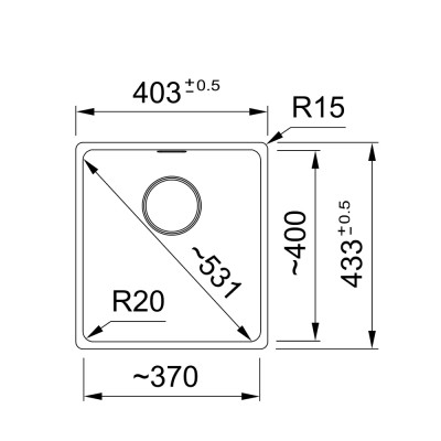 Мийка кухонна Franke 125.0701.772 Вінниця - фото 2