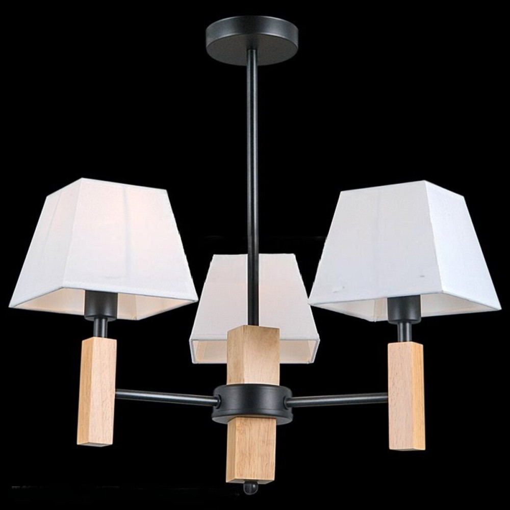 VALESO Люстра класична для вітальні VALESO V15-3 чорна Коломыя - изображение 2