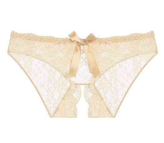 Трусики з доступом та бантиком 42 бежевий Київ