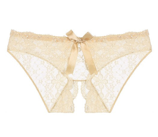 Трусики с доступом и бантом 42 бежевый Киев - изображение 2