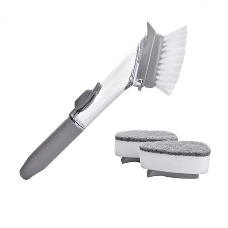 Многофункциональная щетка для мытья посуды с дозатором Винница - изображение 1