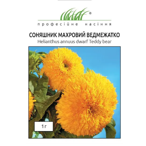 Соняшник Ведмежатко махровий 1гр Професійне насіння Житомир