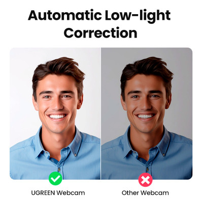 Веб-камера Ugreen CM678 HD USB-A (15728) Винница - изображение 11