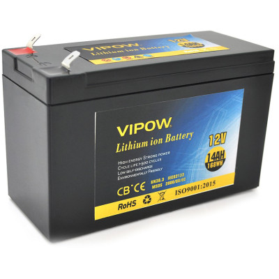 Батарея до ДБЖ Vipow 12V - 14Ah Li-ion (VP-12140LI) Вінниця - фото 1