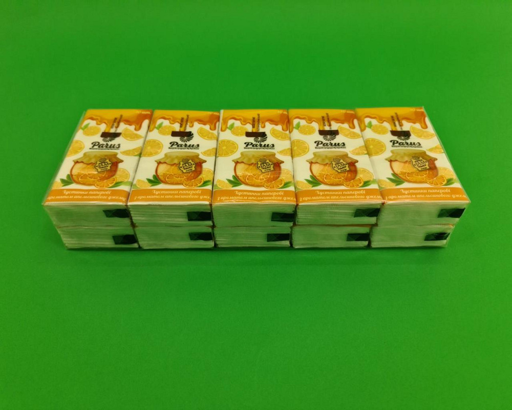 Паперовий носовичок 2х шаровий (Апельсин) Одеса (6 шт) Харків - фото 1